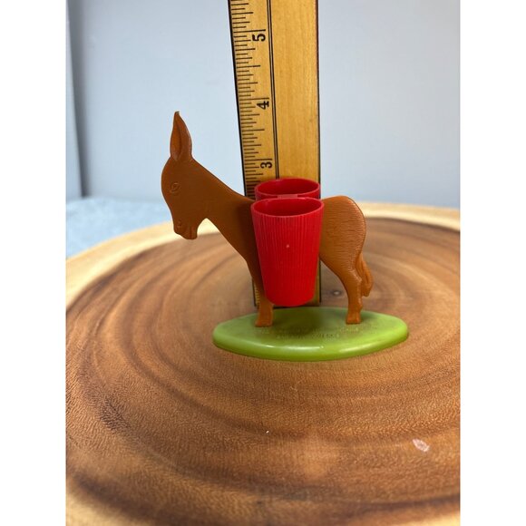 Vintage Donkey Toothpick Holder "The Children of the Mountains" San Antonio Texa - Picture 6 of 7